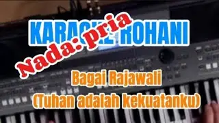 Karaoke bagai rajawali Tuhan adalah kekuatanku... nada pria..... karakean TV