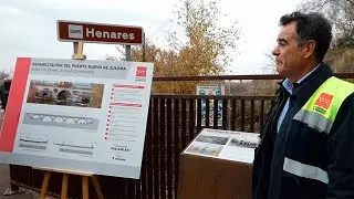 Trabajos de conservación y restauración del puente del Zulema de Alcalá de Henares