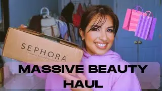 2025 Massive Beauty Haul✨New MAC lipsticks, Charlotte Tilbury, Huda Beauty & More!!!💜💗✨