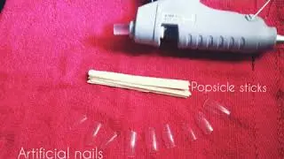 How to make your own nail polish swatch sticks #diy #nail art #nykaa