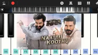 Naattu Naattu Piano Tutorial | Nacho Nacho | Naattu Koothu | RRR | NTR | Ram Charan | #piano #music