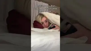 Christians teens at church camp