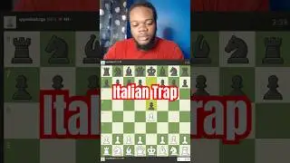 Italian Trap #chess #chesscom #chessopening #chesspuzzle