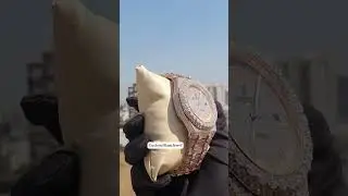 Moissanite Arabic Dial Custom Watch I Audemars Piguet Watch