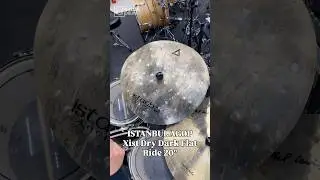 Istanbul Agop XIST Dark Dry Flat Ride 20&rdquo; #silesiadrum #drums #drummer #drumcymbals #istanbulagop