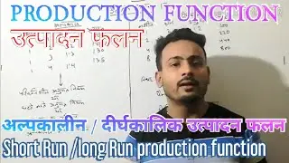 NIOS ECONOMICS CODE 318 - Production Function - ||CHAPTER 17 || Class12