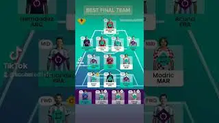 BEST WORLD CUP FANTASY FINAL TEAM🔥🇦🇷🇫🇷🇲🇦🇭🇷🔥