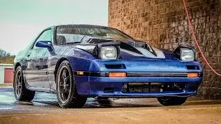 INSANE V8 Powered Mazda RX7 FC Review!