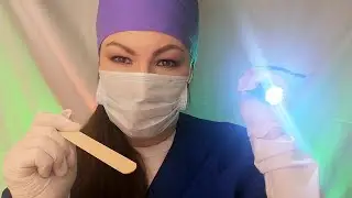 ASMR Лечим ангину ROLE PLAY