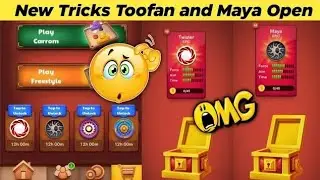 Toofan And Maya Open New Tricks 🥳| Carrom Pool Best Striker | How To Open Toofan and Maya Striker