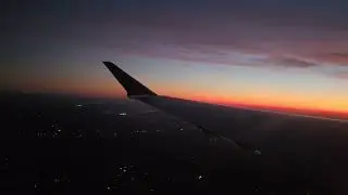 Delta Connection CRJ900 Sunset Takeoff from Cincinnati