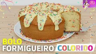 BOLO FORMIGUEIRO COLORIDO / ESPECIAL DIA DAS CRIANÇAS