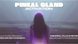 Pineal Gland Activation Lemurian Lightcode Activation Subliminal Reiki Soundbath Third Eye Opening 🔮