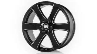 Black Rhino Truck Wheels- the Haka in Gloss Black W Milled Spokes