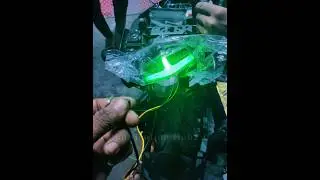 MT15 TAIL LIGHT WITH  ONSTOCK Drlighting Front FENDER installation #modify #yamaha #backlight