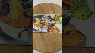 Gi Murin~ | #art #pyrography #drawing #hololive #gigimurin #rkggk  #vtuber