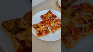 Easy bread pizza in 5 minutes#breadpizza#easyrecipe#shotrs