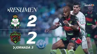 SANTOS 2-2 JU&Aacute;REZ | Bravos rescatan el empate con golazo de tiro libre | J3 | Con M&eacute;xico Clausura 26
