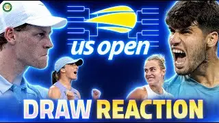 Sinner & Swiatek EASY Draw? Alcaraz & Djokovic SAME SIDE! | US Open 2025 Draw Reaction