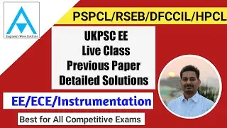 UKPSC ELECTRICAL Paper Detailed solution | Part III | Live 26 | RSEB | DFCCIL | PSTCL | AE/JE