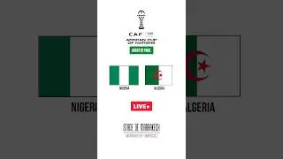 🇳🇬 NIGERIA vs 🇩🇿 ALGERIA | 🏆 AFRICAN CUP OF NATIONS | QUARTER FINAL ⚽ | 🔴 LIVE