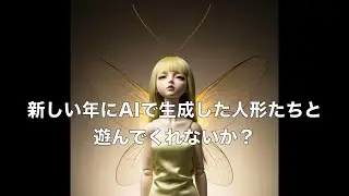 新しい年にAIで生成した人形たちと遊んでくれないか