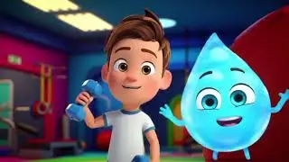 Water Is My Friend! 💧 | Fun Kids Song & Learning Video | Splash, Play, Learn!