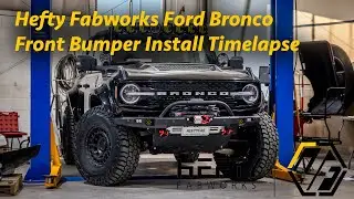 Ford Bronco Front Bumper Install Timelapse