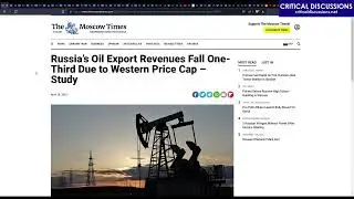 Russia's oil export revenue falls 33%, statistics get classified (Critical Discussions #21 12)