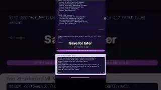Text to SQL Using AI || #sql #ai #chatgpt #gpt3 #gpt4 #coding #developer