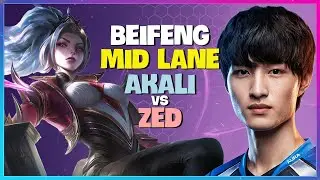 BeiFeng Shows Why Challenger Mid Laners Fear His Flawless Akali Mechanics Engsub