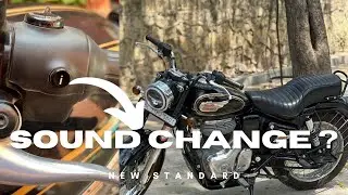 NEW STANDARD BULLET SOUND CHANGE #bullet350 #automobile #battalionblack #newstandard #bulletreview