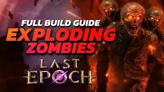 SUPER STRONG Exploding Zombie Build! - Last Epoch Necromancer Build Guide