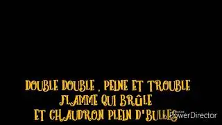Double , trouble - Harry potter's choir [COVER] French with lyrics
