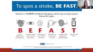 Living Well Online Webinar Series - Stroke, Prevention, Risk Factors and Symptoms