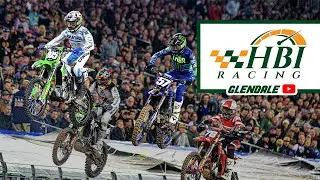 HBI Racing Pulls 2 Holeshots at Glendale Supercross !!