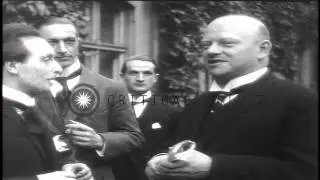 Gustav Stresemann in Germany. HD Stock Footage