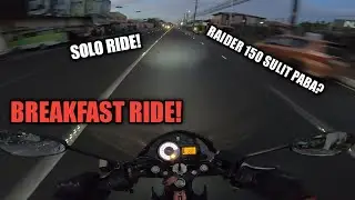 Breakfast Ride sa Sky Cafe | Solo Ride | Suzuki Raider 150 Carb | Jhunie MotoVlog