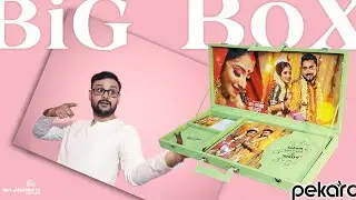 Trinity Combo by Pekaro || Big Album Box || Big Wedding Photo Album Box with Combo