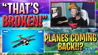 Planes Coming Back!!? Tfue Reacts To Volcano Glitch (BROKEN)!! | Fortnite moments #16