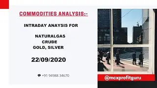 MCX Commodities For 22/09/2020 | #mcxcrude #mcxgold #mcxsilver #mcxnaturalgas #mcxzinc