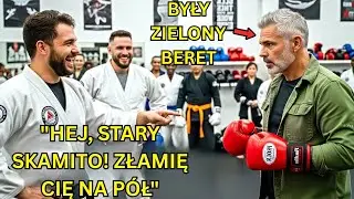 Czarny pas wyśmiewał starego weterana — to, co stało się potem, zmroziło wszystkich