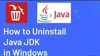How to Uninstall Java JDK  Windows | Complete Removal Guide in English + Telugu #technology #youtube