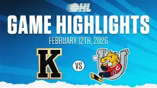 OHL Highlights: Kingston Frontenacs @ Barrie Colts Feb. 12, 2026