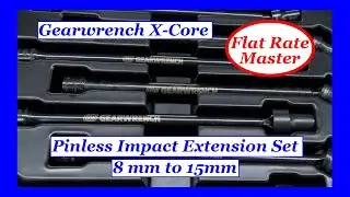Набор удлинителей Gearwrench X-Core Impact без штифта &mdash; от 8 мм до 15 мм