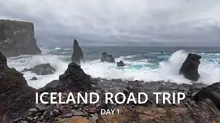 Iceland - Day 1: Reykjanes Peninsula (Brimketill, Stampar Craters, Blue Lagoon,Valahn&uacute;kam&ouml;l)