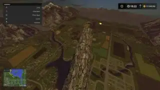 Farming Simulator 17 map above