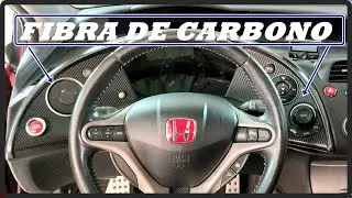 FIBRA DE CARBONO EN SALPICADERO