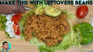 What to make with yesterday leftover beans? Best leftover beans recipe | Moro de habichuelas rojas