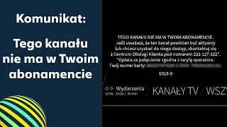 Polsat Box:  Brak kanału w abonamencie — co robić?